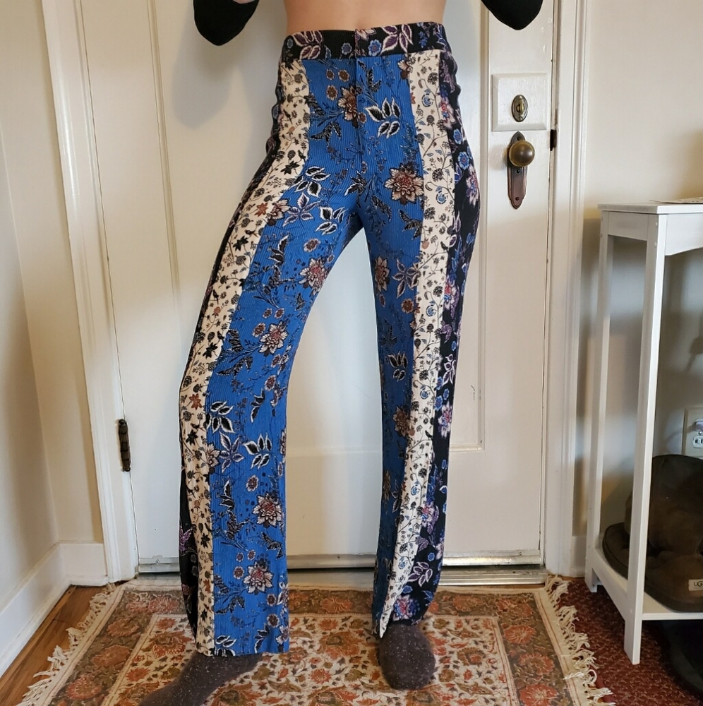 Zara floral trousers